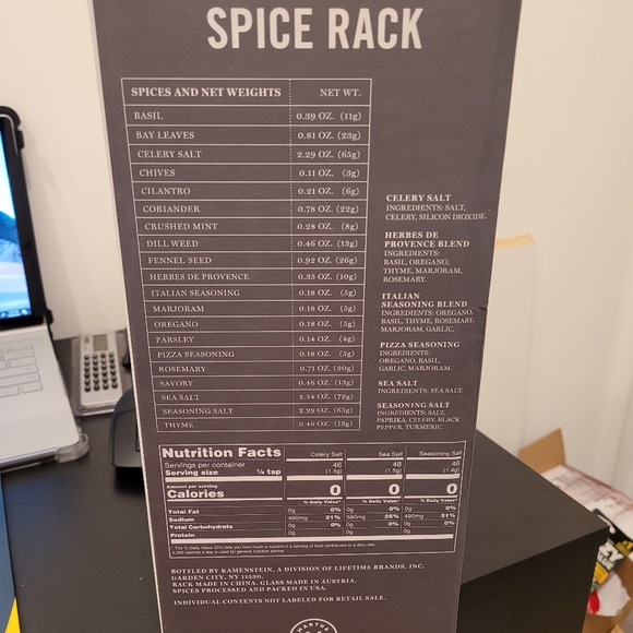 Martha Stewart spice rack 21piece - Picture 2 of 4